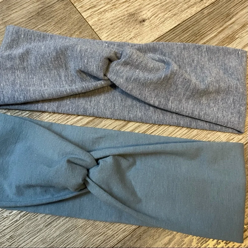 Blue Hues Wide Twisted Headbands NEW